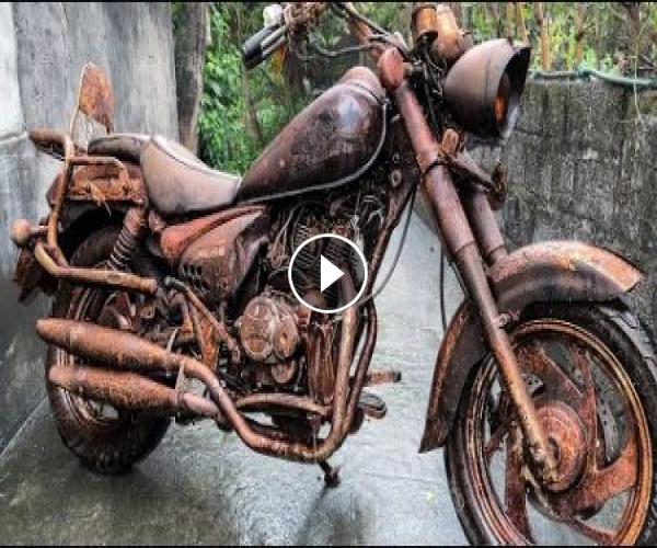 Restoration Old harley davision build | Restored dusty motocycle